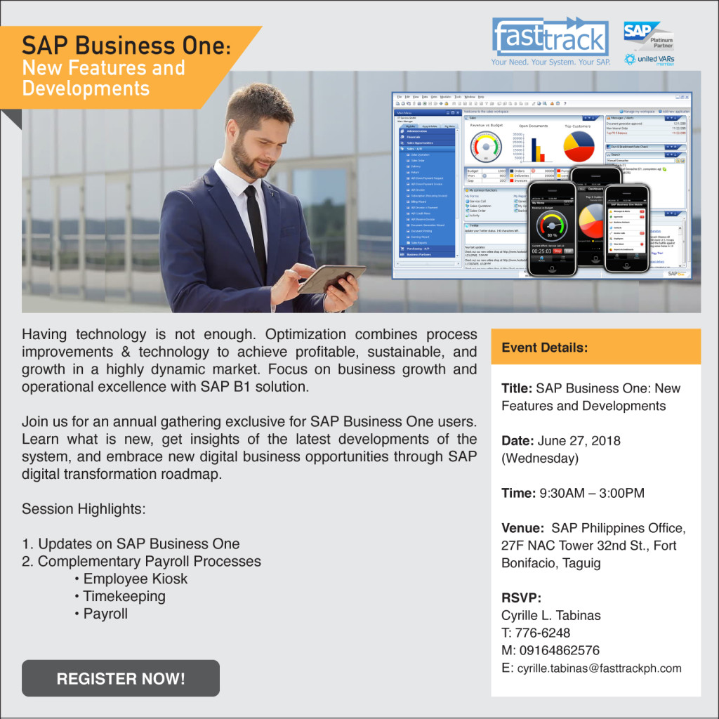 SAP Business One: New Features & Developments