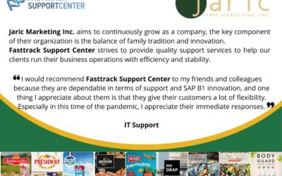 Fasttrack Support Center strives to provide quality support services to help our clients run their business operations with efficiency and stability.