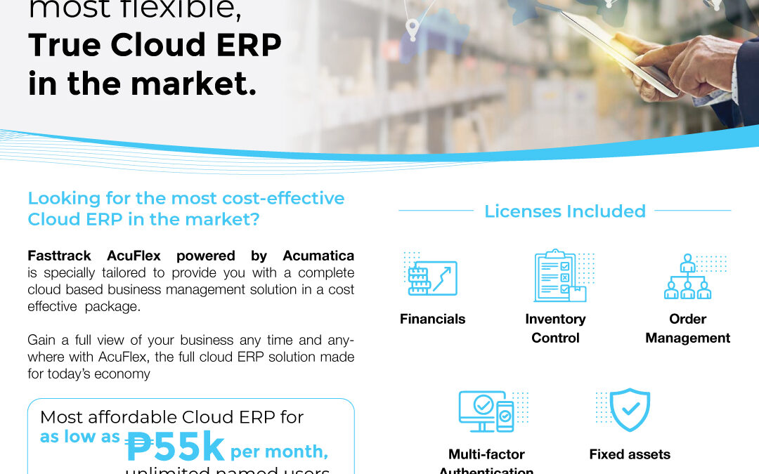 Acuflex powered by Acumatica | The most affordable, most flexible True Cloud ERP in the Market