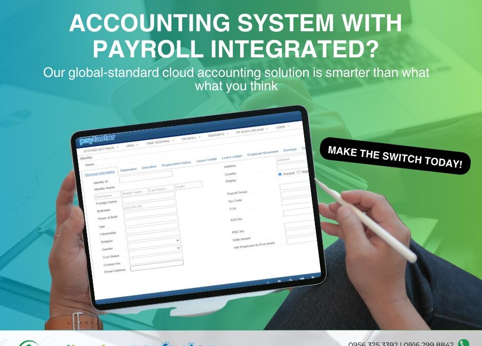 Accounting System with Payroll Integrated