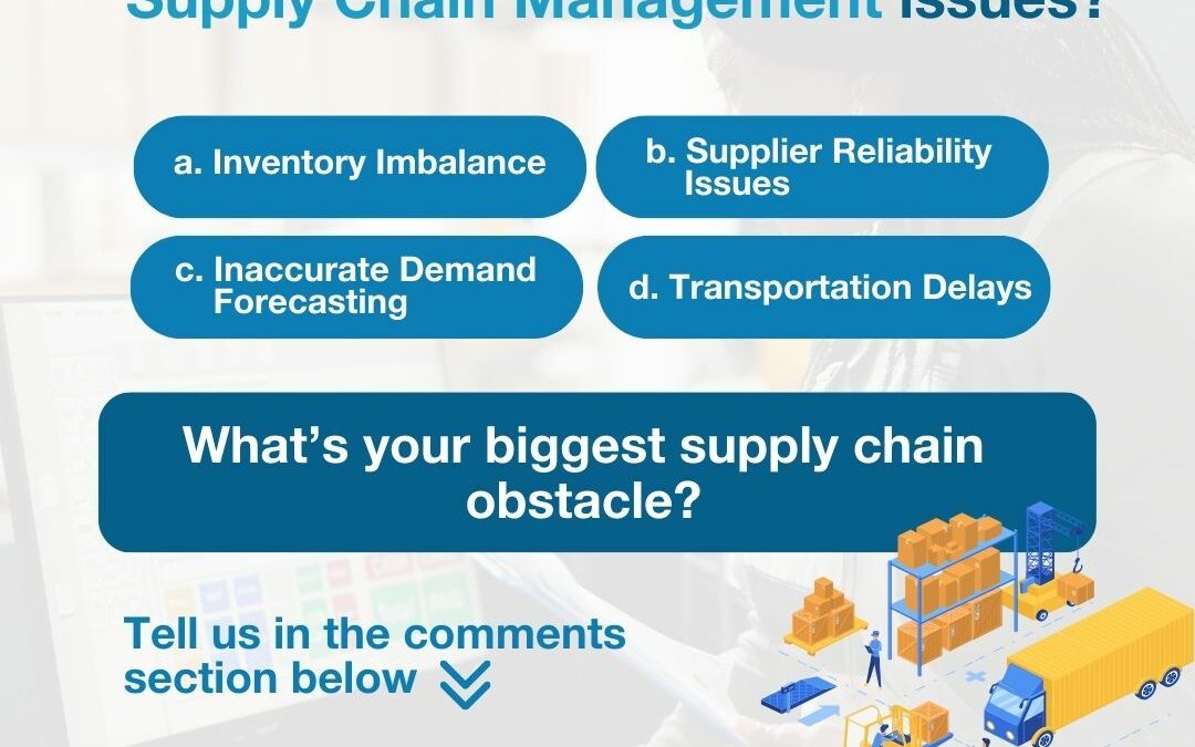 Share your biggest challenge in streamlining your supply chain operations—whether it’s real-time inventory updates or something else.