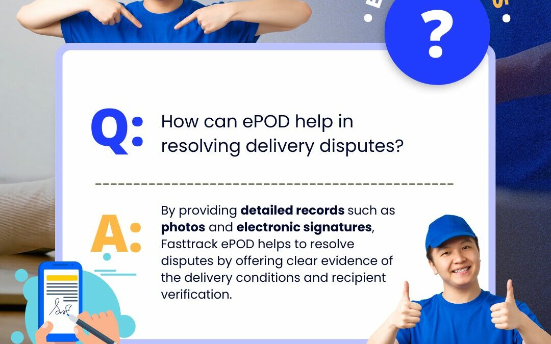 How can ePOD help in resolving disputes?