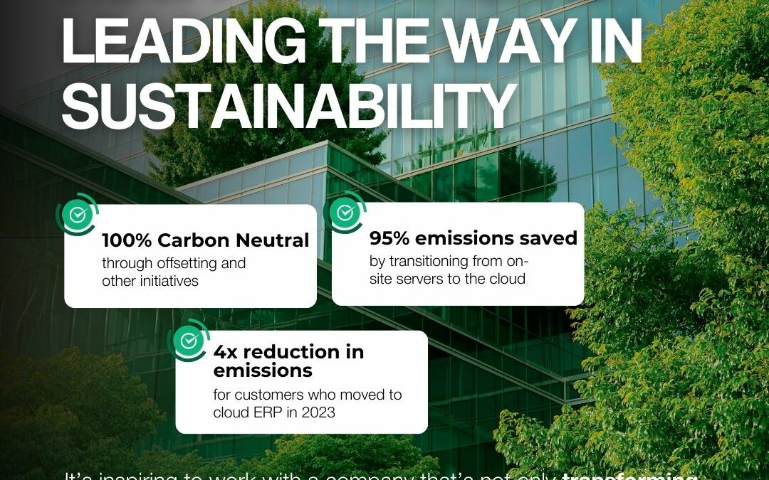 How Acumatica is Leading the Way in Sustainability