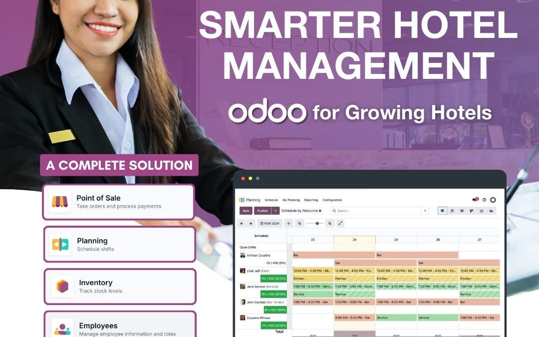 How Odoo Transforms Hotel Management: From Front Desk to Financials
