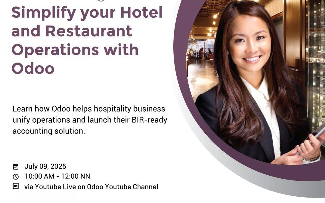Simplify your Hotel and Restaurant Operations with Odoo